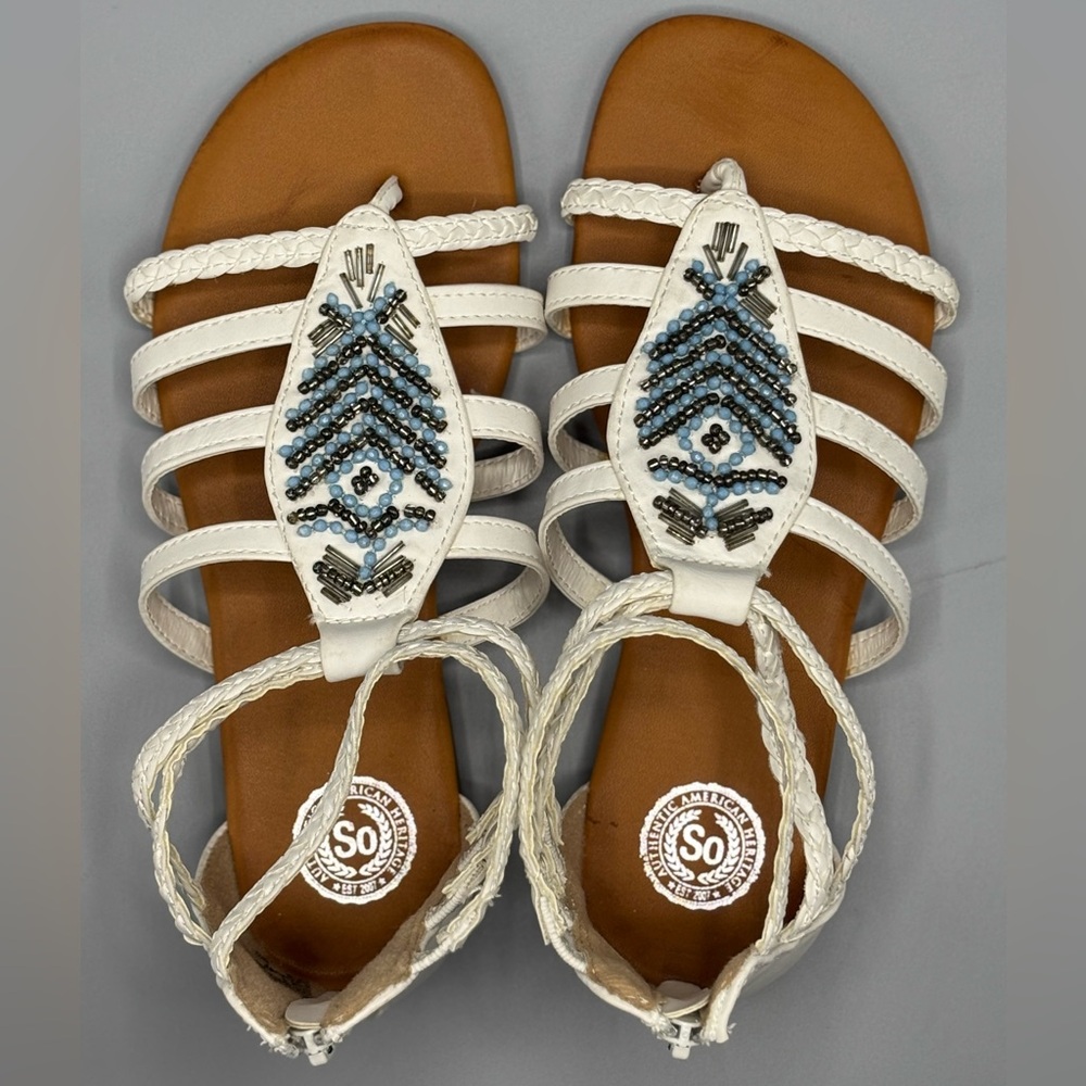SO Guppy Women's Gladiator Summer Sandals - 6.5 - 7
